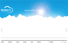 Tablet Screenshot of dream-job.cz